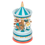 small foot - houten muziekdoos draaimolen