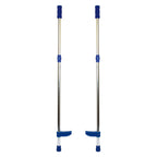 Small foot - metalen stelten verstelbaar blauw, 145cm