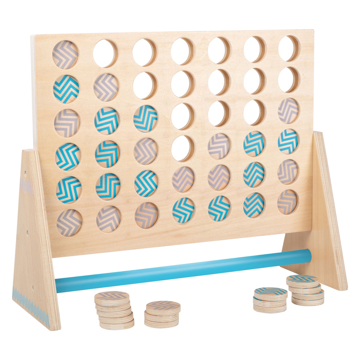 Small foot - houten spel four in a row xxl, 43dlg.