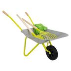 Small foot - metalen kruiwagen met tuingereedschap, 5dlg.