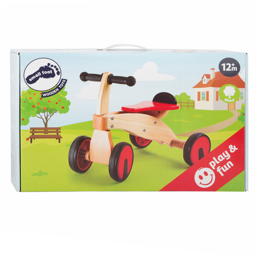 small foot houten racer rood
