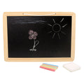 Small foot - houten krijtbord met gekleurde krijtjes, 7dlg.