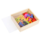 Small foot - houten magnetische cijfers kleur. 37dlg.