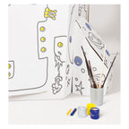 small foot kartonnen speelhuis raket, 105x105x169cm