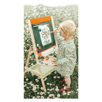 Small foot - houten krijt- en magneetbord, 7dlg.