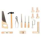 Small foot - houten speelgoedwerkbank blauw met accessoires