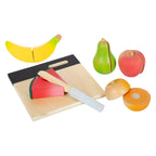 Small foot - houten snij- en speeleten fruit set, 13dlg.