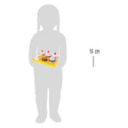 Small foot - houten speeleten cupcakes en cake set, 13dlg.