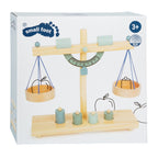 small foot - houten weegschaal met gewichten, 5dlg.