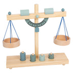 small foot - houten weegschaal met gewichten, 5dlg.
