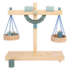 small foot - houten weegschaal met gewichten, 5dlg.