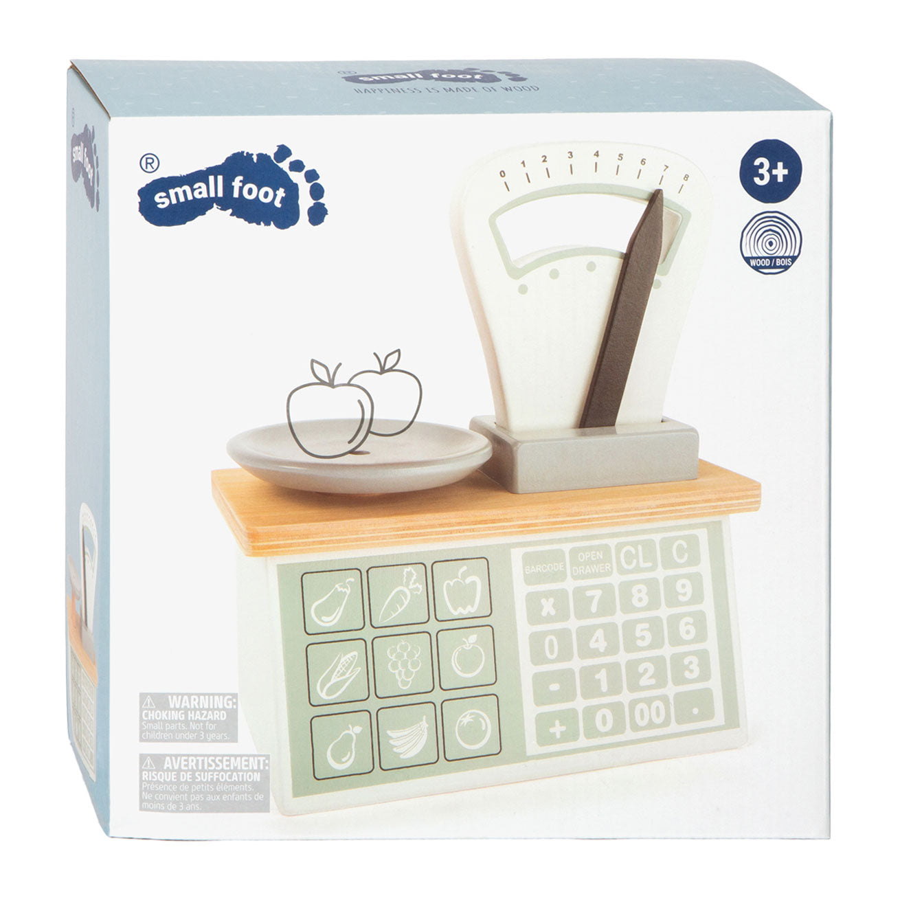Small foot - houten weegschaal