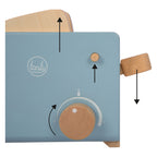Small foot - houten broodrooster set