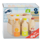 Small foot - houten krat met flessen, 7dlg.