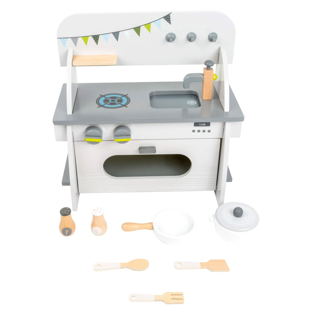 Small foot - houten speelkeuken compact, 9dlg.