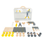 Small foot - houten gereedschapskoffer miniwob, 44dlg,