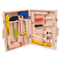 Small foot - houten gereedschapkoffer, 13dlg.