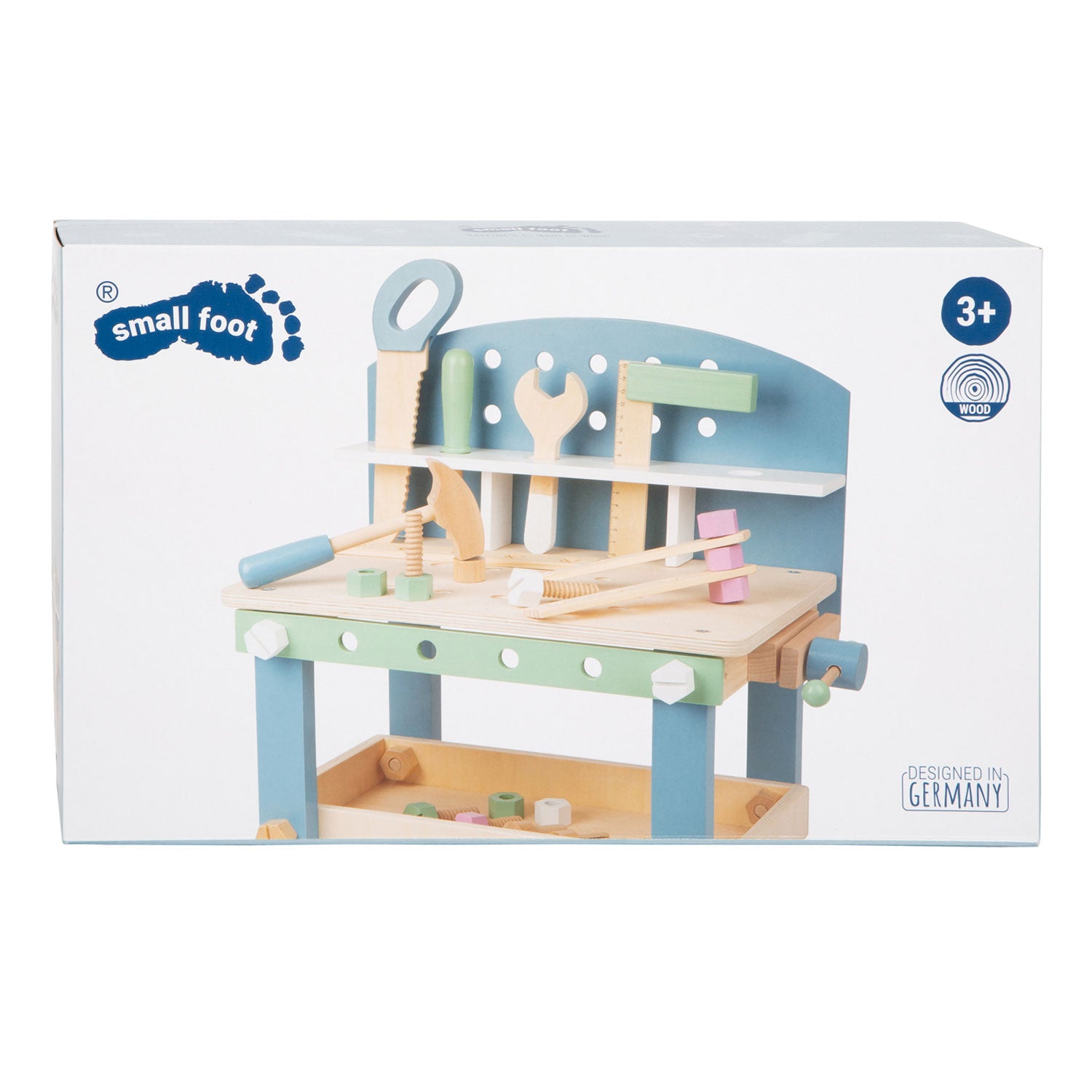 small foot - houten werkbank compact nordic, 22dlg.