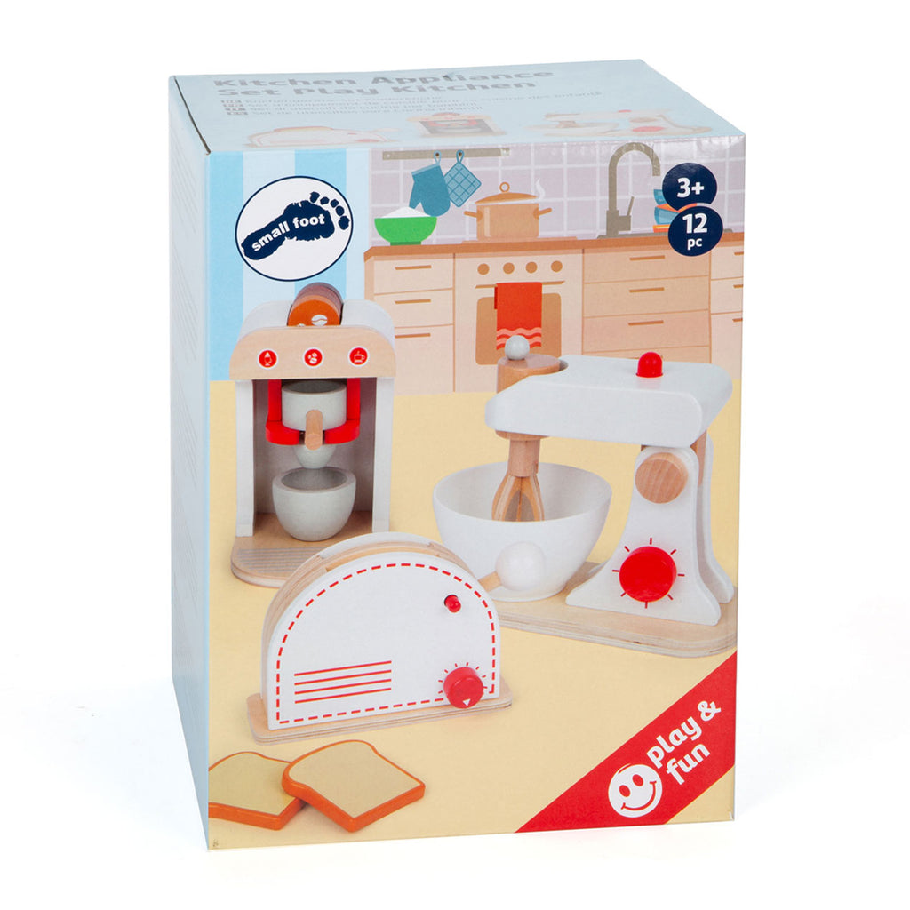 Small foot - houten keukenapparatenset, set van 3