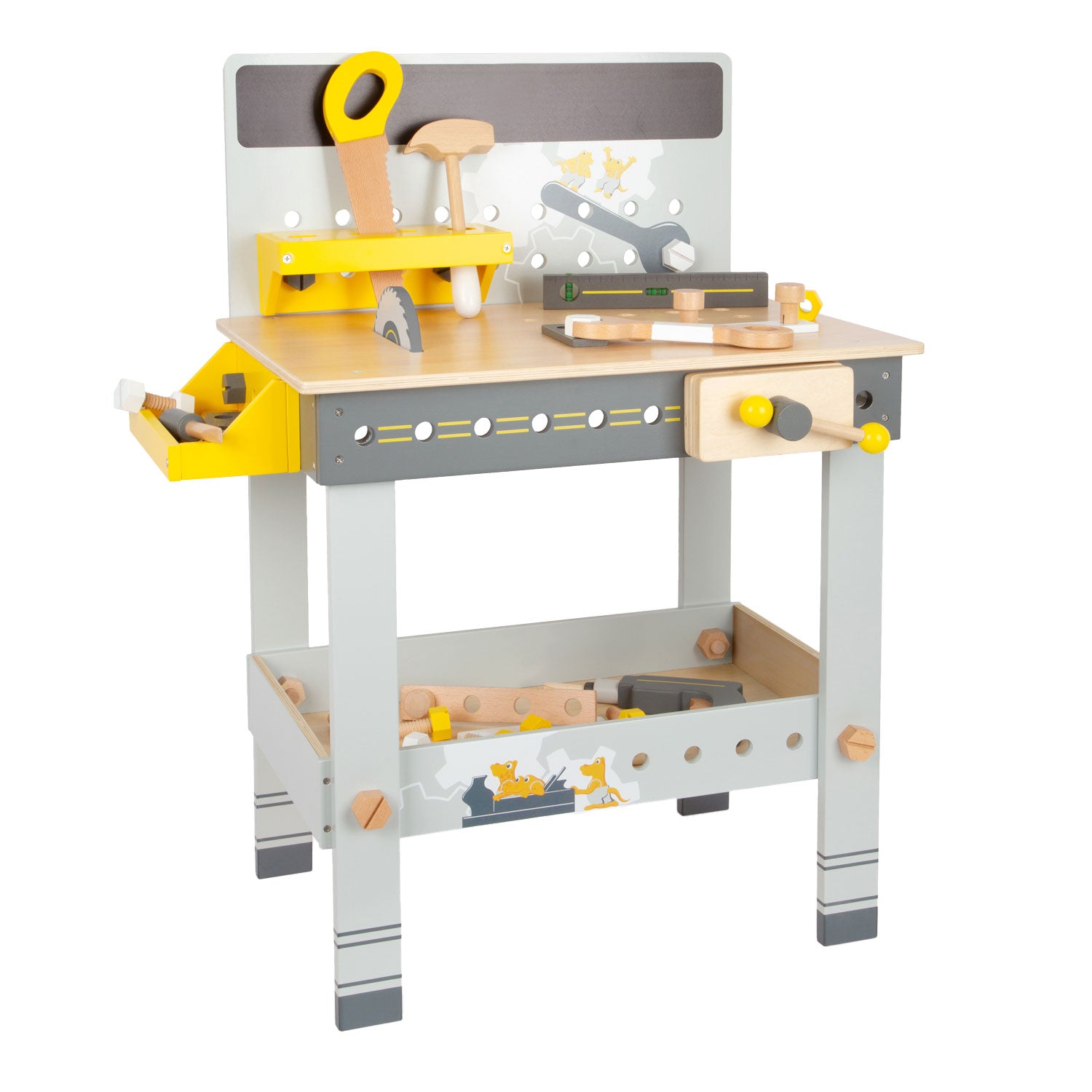 small foot houten werkbank miniwob, 52dlg.