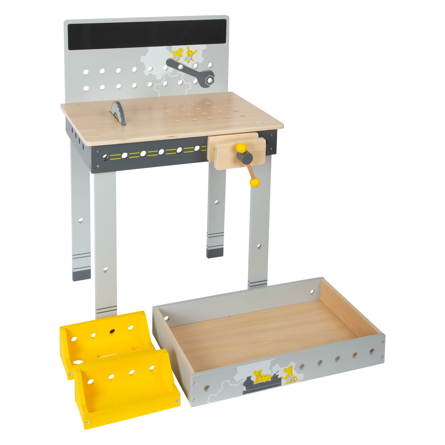 small foot houten werkbank miniwob, 52dlg.