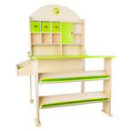 Small foot - houten markt en winkelkraam