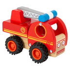 Small foot - houten brandweerwagen met ladder