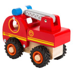 Small foot - houten brandweerwagen met ladder