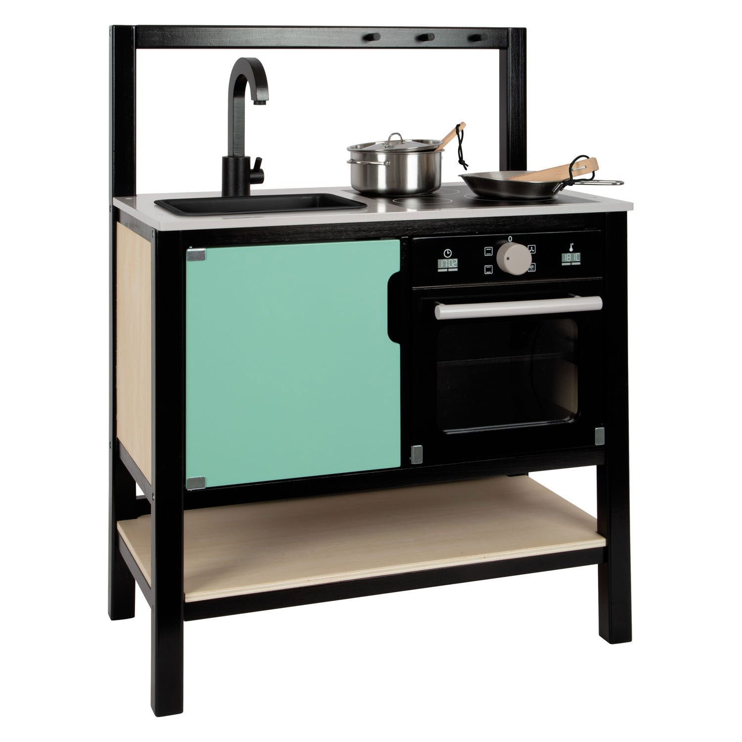 Small foot - houten speelkeuken industrieel, 6dlg.
