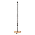Small foot - houten disc schommel met handgrepen black line