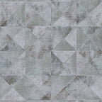 Noordwand behang topchic graphic shapes facet metallic grijs