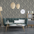 Dutch wallcoverings behang mae zwart en beige