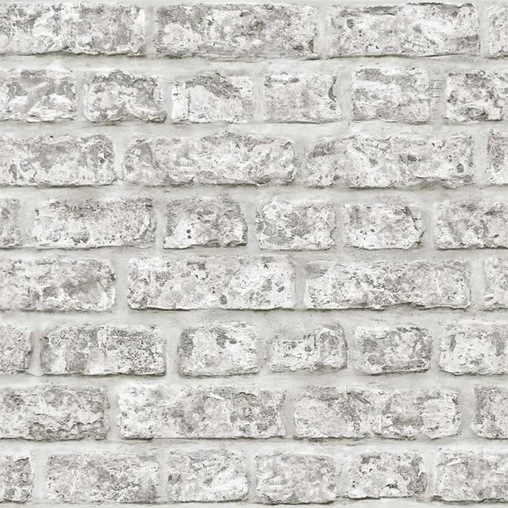 Noordwand behang topchic brick wall donkergrijs