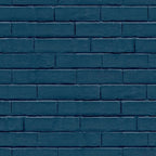 Noordwand behang good vibes brick wall blauw