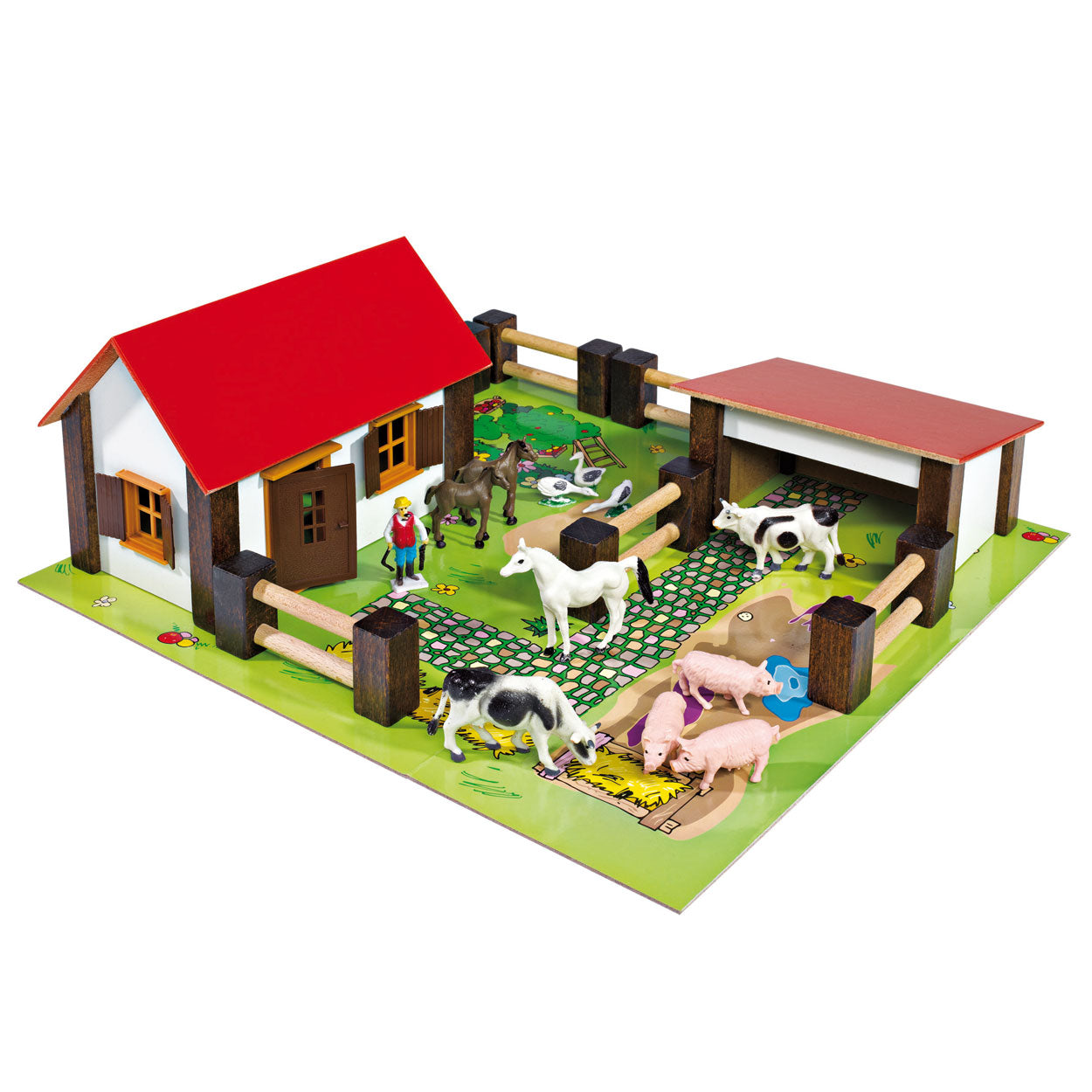 Eichhorn boerderij incl. dieren en accessoires