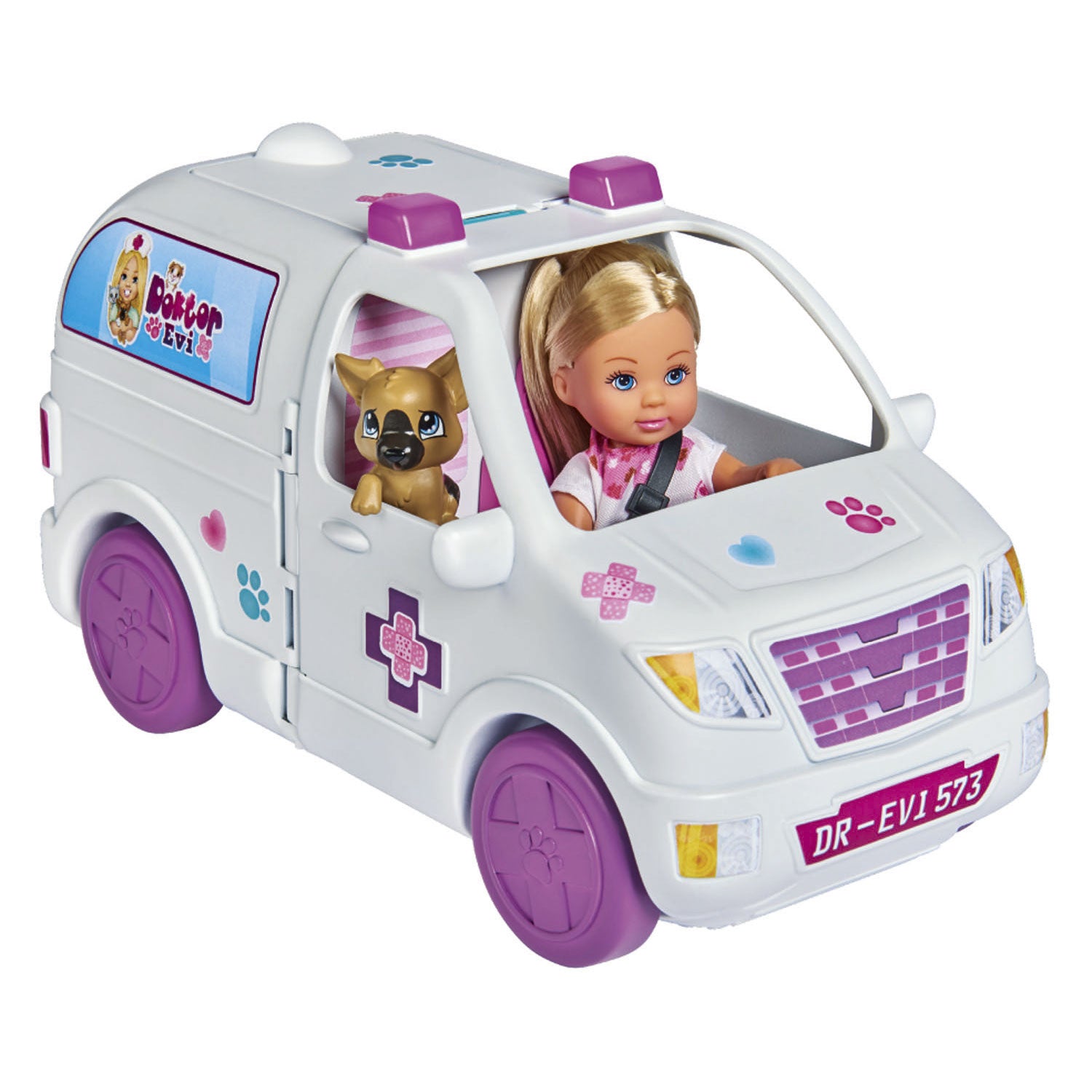 Evi Love Dokter Dierenambulance, 2in1