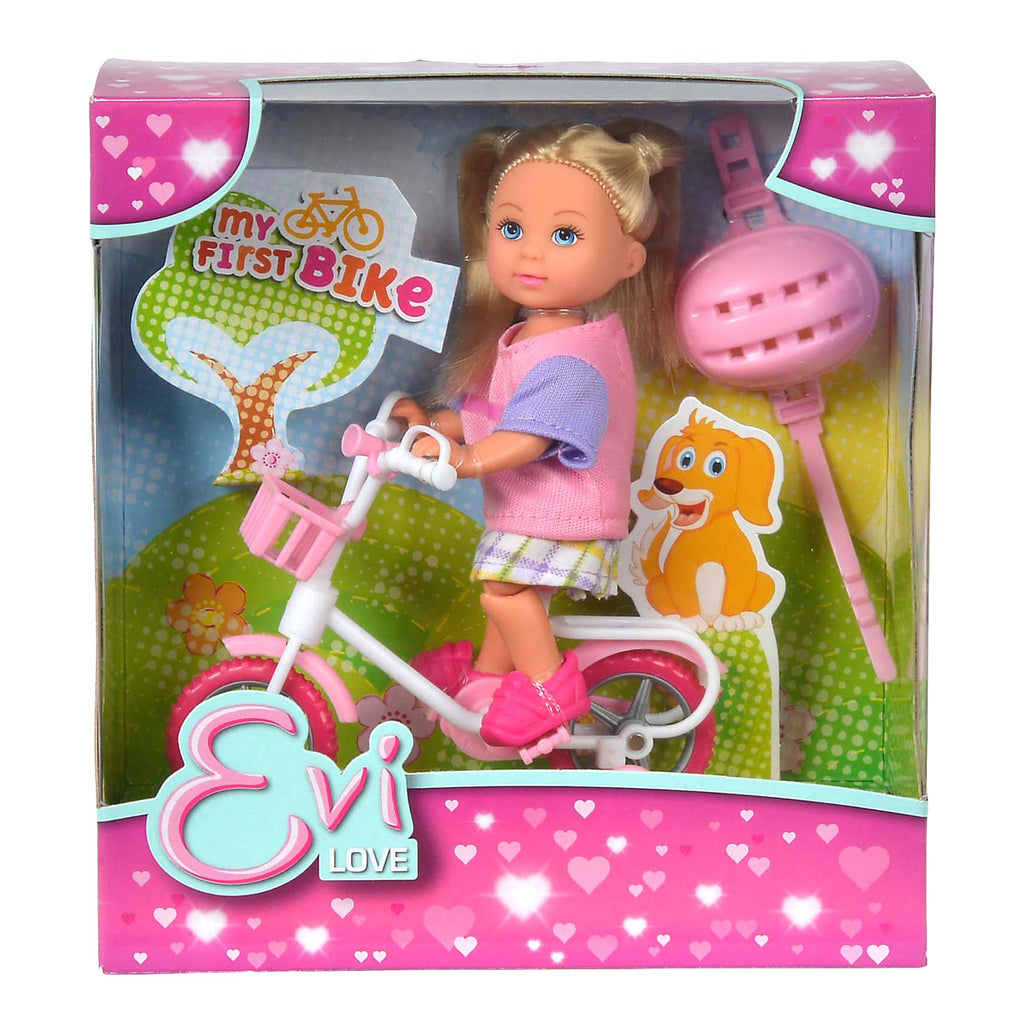 Diverse merken popje evi eerste fiets (2 ass.)