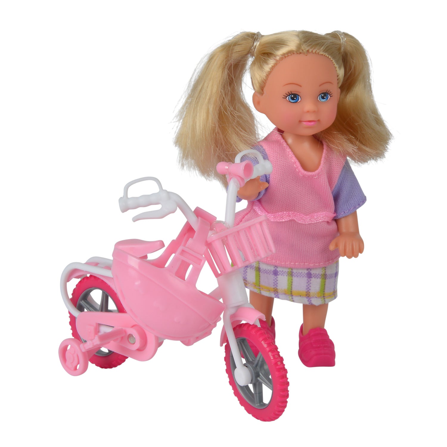 Diverse merken popje evi eerste fiets (2 ass.)
