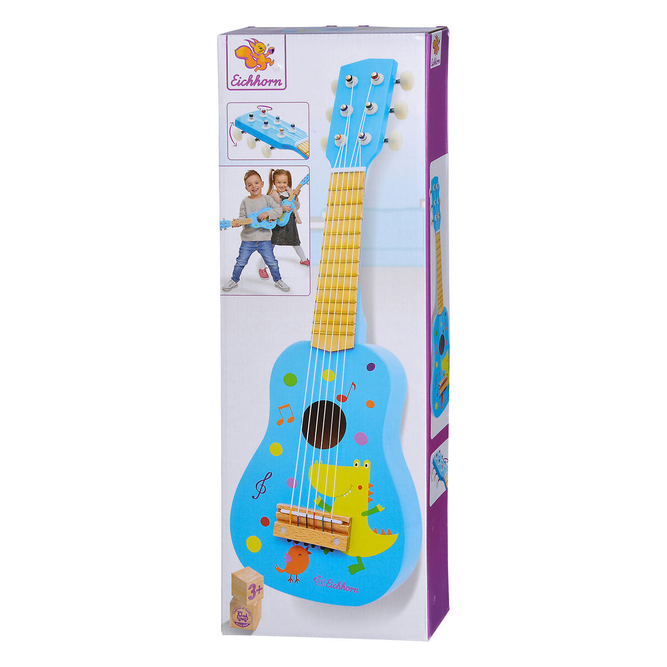Jonotoys eichhorn gitaar van hout voor kinderen 54 cm groot