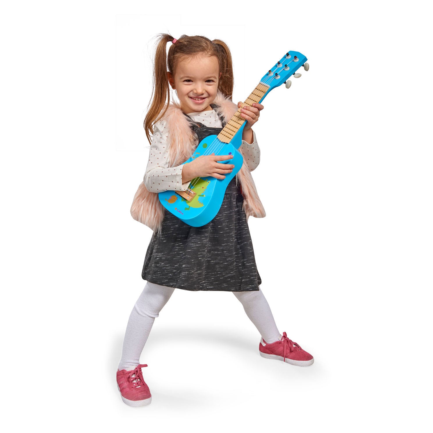 Jonotoys eichhorn gitaar van hout voor kinderen 54 cm groot