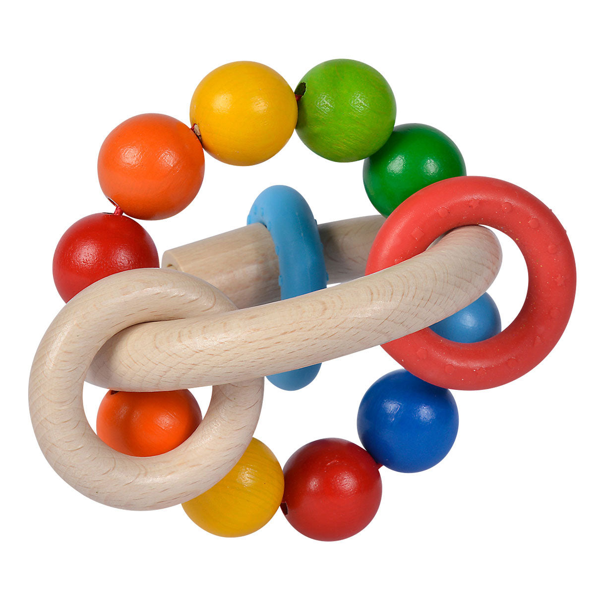 Eichhorn baby houten grijpring 3d