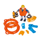 Simba brandweerman sam neptune reddingsboot met figuur