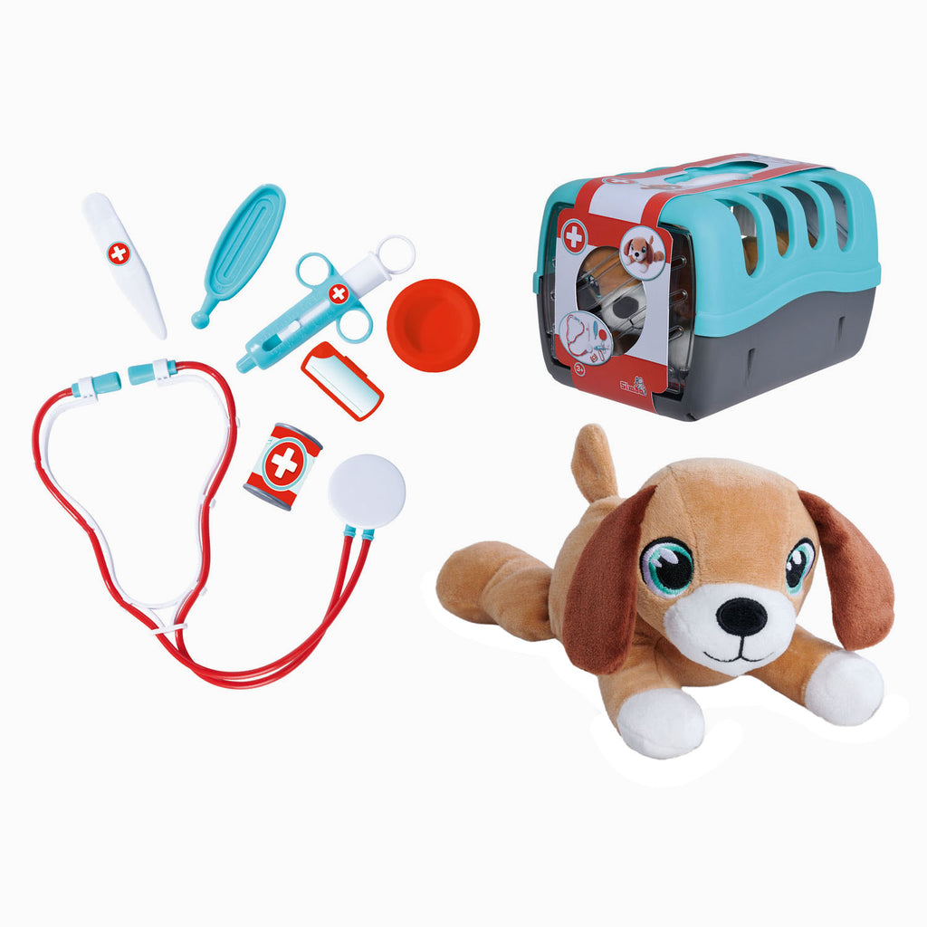 Simba dierenarts speelset met knuffel hond