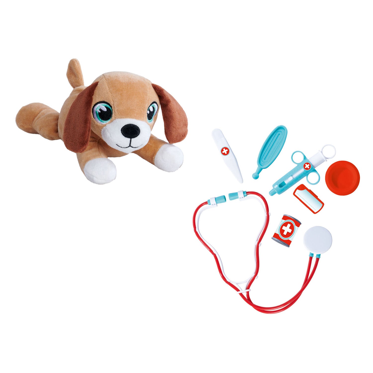 Simba dierenarts speelset met knuffel hond