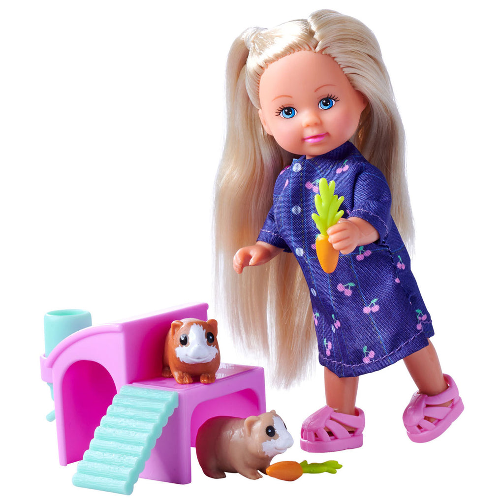 Evi love mini pop met guinea pigs