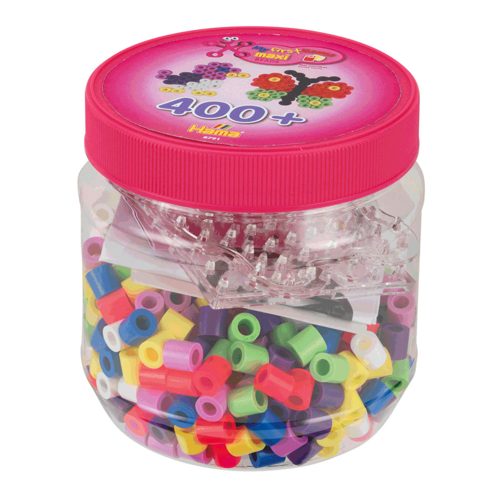 Hama maxi strijkkralenset in pot, 400st.