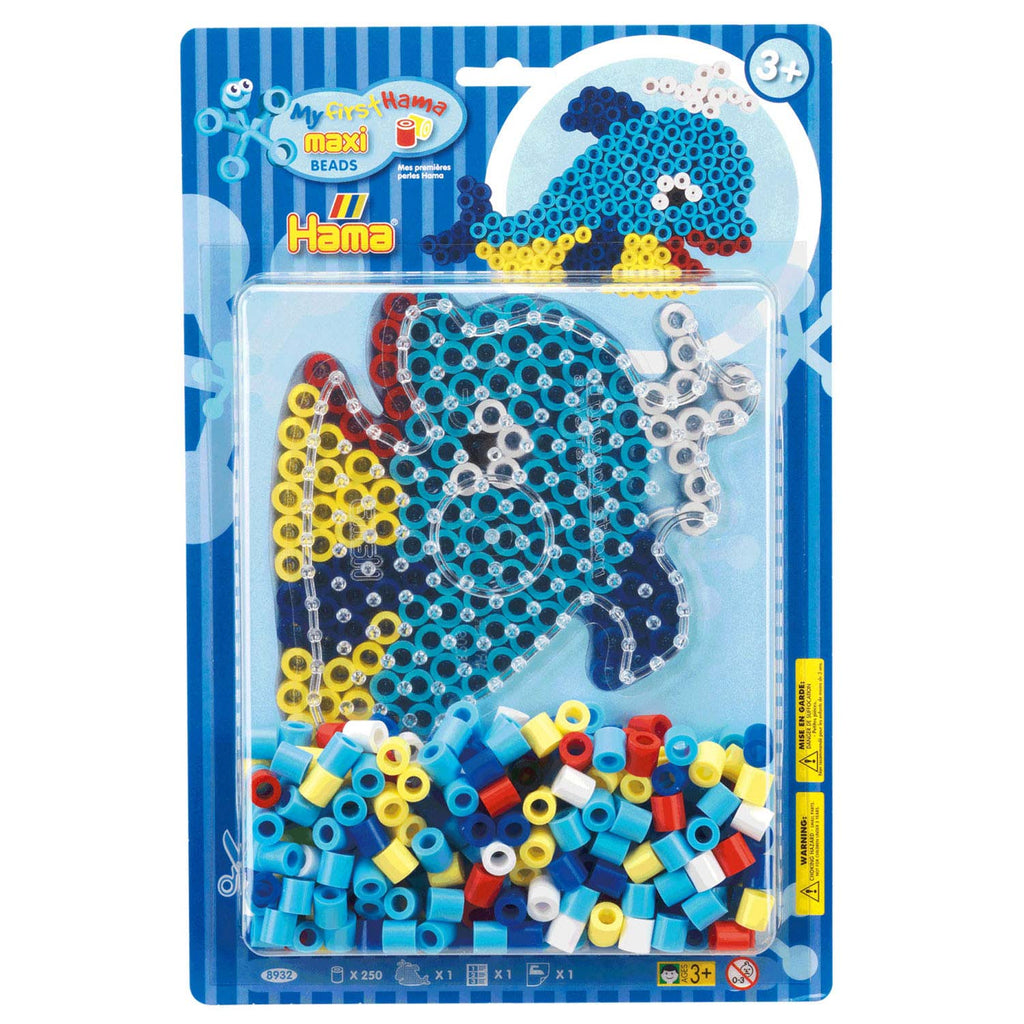 Hama strijkkralen hama maxi strijkkralen dolfijn 250 stuks