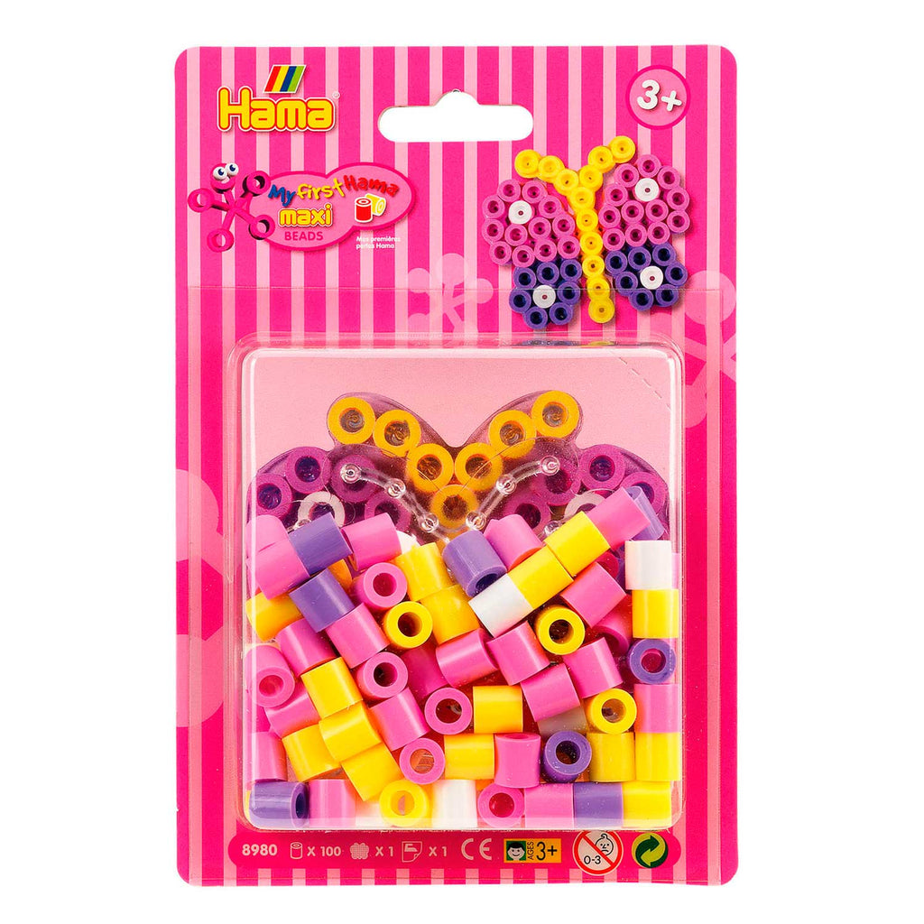 Hama strijkkralen hama maxi strijkkralen vlinder 100 stuks
