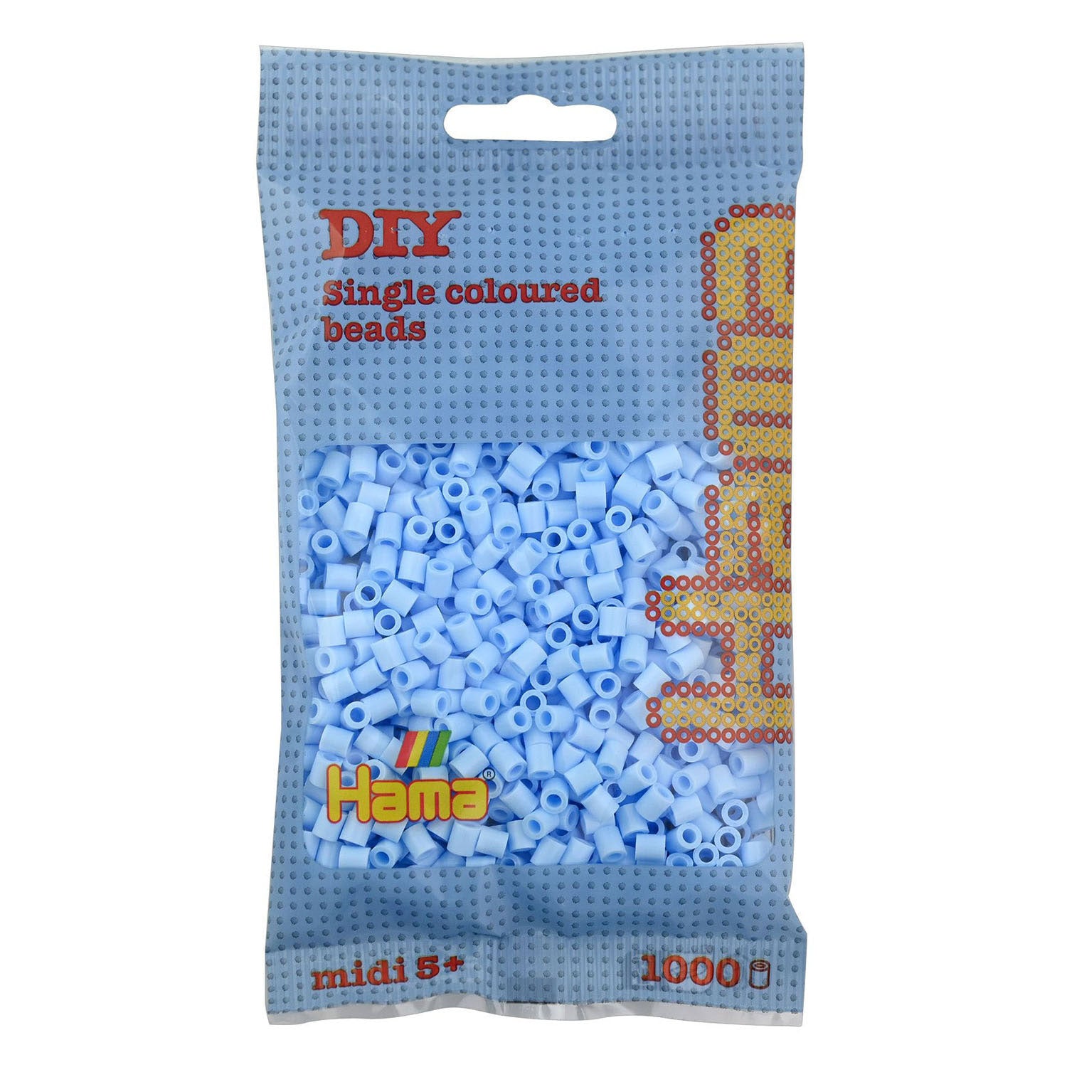 Hama strijkkralen ijsblauw pastel 1000 stuks