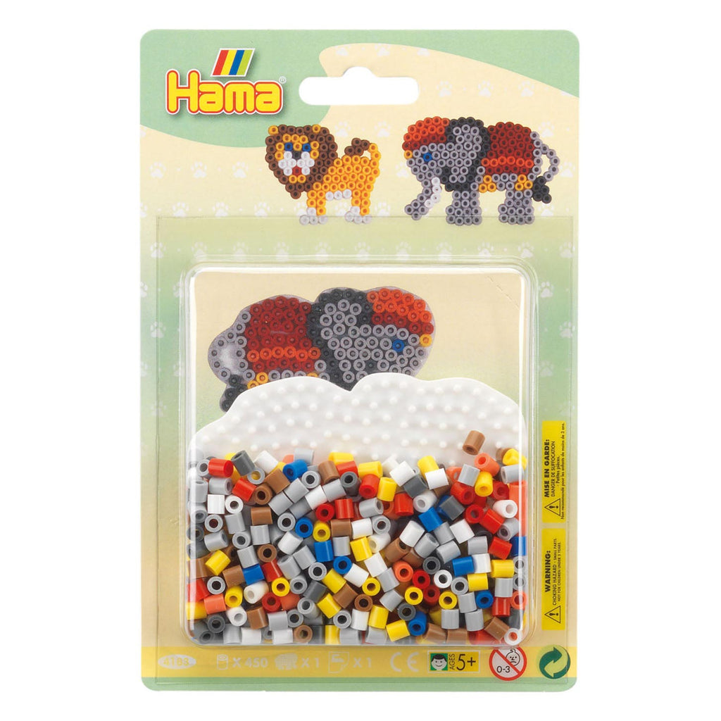 Hama strijkkralen wilde dieren set 450 stuks
